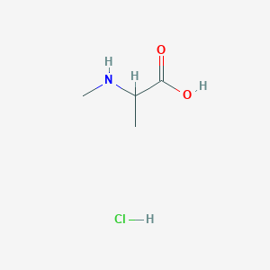 molecular formula C4H10ClNO2 B112882 (S)-2-(甲基氨基)丙酸盐酸盐 CAS No. 65672-32-4