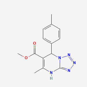 Methyl 5-methyl-7-(4-methylphenyl)-4,7-dihydrotetrazolo[1,5-a]pyrimidine-6-carboxylate