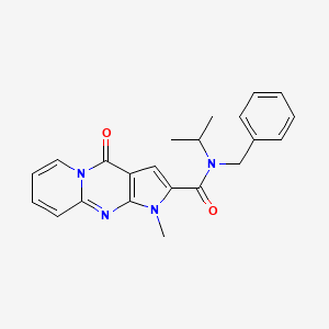 N-benzyl-N-isopropyl-1-methyl-4-oxo-1,4-dihydropyrido[1,2-a]pyrrolo[2,3-d]pyrimidine-2-carboxamide