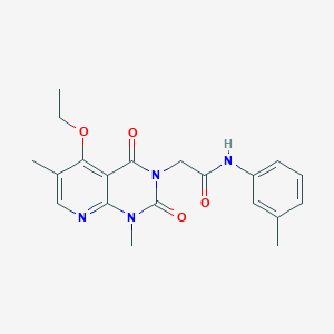 2-(5-ethoxy-1,6-dimethyl-2,4-dioxo-1,2-dihydropyrido[2,3-d]pyrimidin-3(4H)-yl)-N-(m-tolyl)acetamide