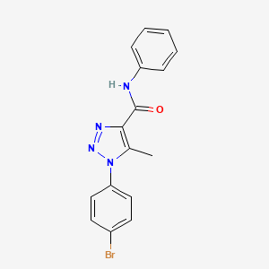 1-(4-bromophenyl)-5-methyl-N-phenyl-1H-1,2,3-triazole-4-carboxamide