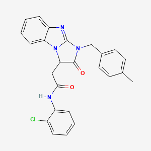 N-(2-chlorophenyl)-2-[1-(4-methylbenzyl)-2-oxo-2,3-dihydro-1H-imidazo[1,2-a]benzimidazol-3-yl]acetamide