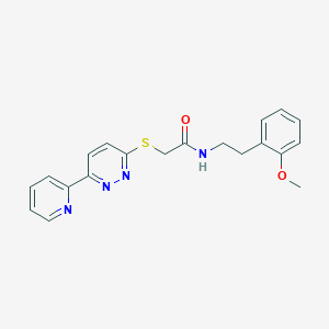 N-(2-methoxyphenethyl)-2-((6-(pyridin-2-yl)pyridazin-3-yl)thio)acetamide