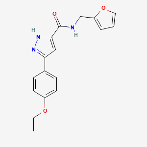 5-(4-ethoxyphenyl)-N-(furan-2-ylmethyl)-1H-pyrazole-3-carboxamide