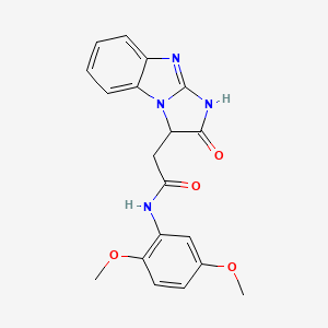 N-(2,5-dimethoxyphenyl)-2-(2-oxo-2,3-dihydro-1H-imidazo[1,2-a]benzimidazol-3-yl)acetamide