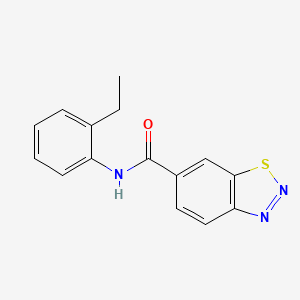 N-(2-ethylphenyl)-1,2,3-benzothiadiazole-6-carboxamide