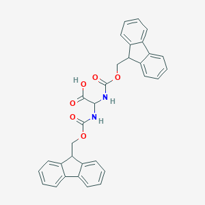 molecular formula C32H26N2O6 B112890 N,N'-Bis-Fmoc-diaminoacetic acid CAS No. 668492-50-0