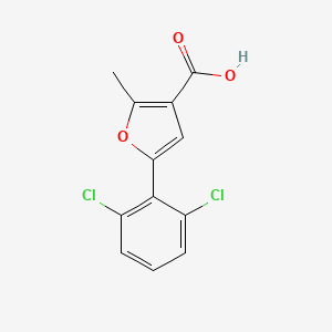 5-(2,6-Dichlorophenyl)-2-methylfuran-3-carboxylic acid