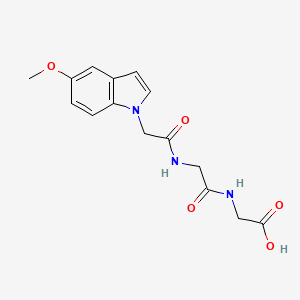 N-[(5-methoxy-1H-indol-1-yl)acetyl]glycylglycine