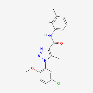 1-(5-chloro-2-methoxyphenyl)-N-(2,3-dimethylphenyl)-5-methyl-1H-1,2,3-triazole-4-carboxamide