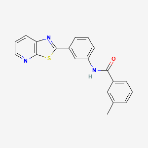 3-Methyl-N-(3-{[1,3]thiazolo[5,4-B]pyridin-2-YL}phenyl)benzamide