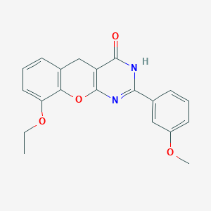 9-ethoxy-2-(3-methoxyphenyl)-3H-chromeno[2,3-d]pyrimidin-4(5H)-one