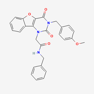 N-benzyl-2-(3-(4-methoxybenzyl)-2,4-dioxo-3,4-dihydrobenzofuro[3,2-d]pyrimidin-1(2H)-yl)acetamide