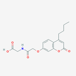 N-{[(4-butyl-2-oxo-2H-chromen-7-yl)oxy]acetyl}glycine