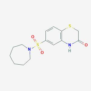 6-(azepan-1-ylsulfonyl)-2H-1,4-benzothiazin-3-ol