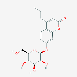 2-oxo-4-propyl-2H-chromen-7-yl beta-D-glucopyranoside