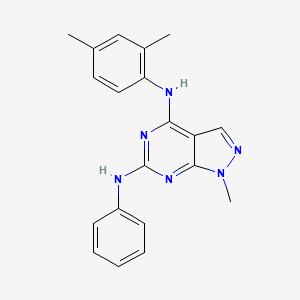 N4-(2,4-dimethylphenyl)-1-methyl-N6-phenyl-1H-pyrazolo[3,4-d]pyrimidine-4,6-diamine