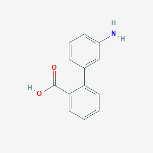 molecular formula C13H11NO2 B112901 2-(3-氨基苯基)苯甲酸 CAS No. 67856-54-6