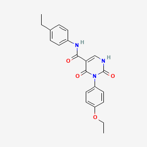 3-(4-ethoxyphenyl)-N-(4-ethylphenyl)-2,4-dioxo-1,2,3,4-tetrahydropyrimidine-5-carboxamide