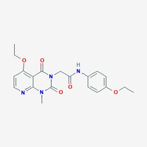 2-(5-ethoxy-1-methyl-2,4-dioxo-1,2-dihydropyrido[2,3-d]pyrimidin-3(4H)-yl)-N-(4-ethoxyphenyl)acetamide