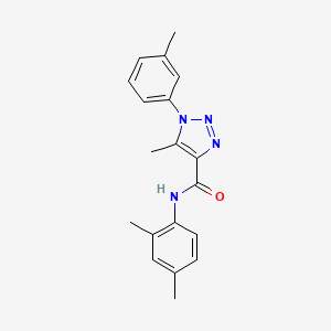 N-(2,4-dimethylphenyl)-5-methyl-1-(3-methylphenyl)-1H-1,2,3-triazole-4-carboxamide