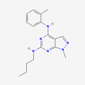 N~6~-butyl-1-methyl-N~4~-(2-methylphenyl)-1H-pyrazolo[3,4-d]pyrimidine-4,6-diamine