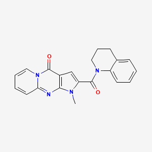 1-methyl-2-(1,2,3,4-tetrahydroquinoline-1-carbonyl)pyrido[1,2-a]pyrrolo[2,3-d]pyrimidin-4(1H)-one