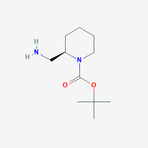 molecular formula C11H22N2O2 B112904 (R)-2-(氨甲基)-1-N-Boc-哌啶 CAS No. 683233-14-9