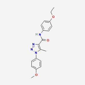 N-(4-ethoxyphenyl)-1-(4-methoxyphenyl)-5-methyl-1H-1,2,3-triazole-4-carboxamide