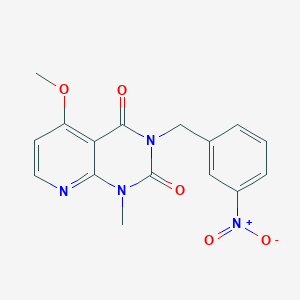 5-methoxy-1-methyl-3-(3-nitrobenzyl)pyrido[2,3-d]pyrimidine-2,4(1H,3H)-dione