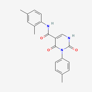 N-(2,4-dimethylphenyl)-3-(4-methylphenyl)-2,4-dioxo-1,2,3,4-tetrahydropyrimidine-5-carboxamide