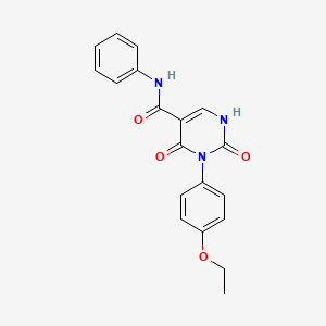 3-(4-ethoxyphenyl)-2,4-dioxo-N-phenyl-1,2,3,4-tetrahydropyrimidine-5-carboxamide