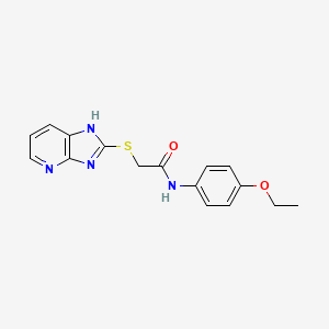 N-(4-Ethoxyphenyl)-2-{3H-imidazo[4,5-B]pyridin-2-ylsulfanyl}acetamide