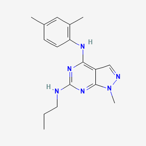 N~4~-(2,4-dimethylphenyl)-1-methyl-N~6~-propyl-1H-pyrazolo[3,4-d]pyrimidine-4,6-diamine