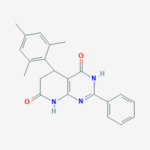 4-hydroxy-2-phenyl-5-(2,4,6-trimethylphenyl)-5,8-dihydropyrido[2,3-d]pyrimidin-7(6H)-one