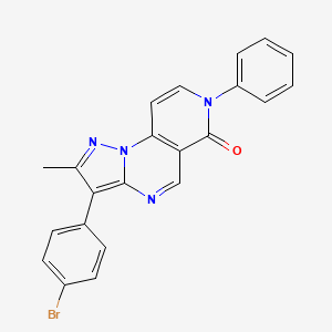 3-(4-bromophenyl)-2-methyl-7-phenylpyrazolo[1,5-a]pyrido[3,4-e]pyrimidin-6(7H)-one