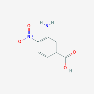 molecular formula C7H6N2O4 B112913 3-氨基-4-硝基苯甲酸 CAS No. 6968-22-5