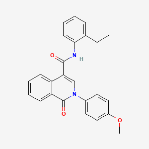 N-(2-ethylphenyl)-2-(4-methoxyphenyl)-1-oxo-1,2-dihydroisoquinoline-4-carboxamide