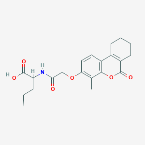 N-{[(4-methyl-6-oxo-7,8,9,10-tetrahydro-6H-benzo[c]chromen-3-yl)oxy]acetyl}norvaline