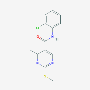 N-(2-chlorophenyl)-4-methyl-2-(methylthio)pyrimidine-5-carboxamide