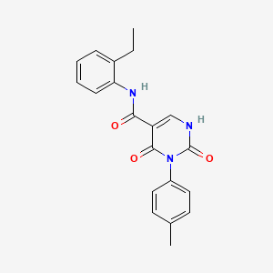 N-(2-ethylphenyl)-3-(4-methylphenyl)-2,4-dioxo-1,2,3,4-tetrahydropyrimidine-5-carboxamide