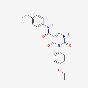 3-(4-ethoxyphenyl)-N-(4-isopropylphenyl)-2,4-dioxo-1,2,3,4-tetrahydropyrimidine-5-carboxamide