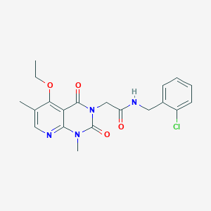 N-(2-chlorobenzyl)-2-(5-ethoxy-1,6-dimethyl-2,4-dioxo-1,2-dihydropyrido[2,3-d]pyrimidin-3(4H)-yl)acetamide