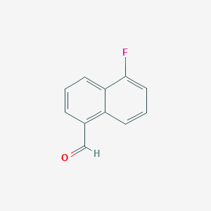molecular formula C11H7FO B011292 5-氟-1-萘甲醛 CAS No. 110931-86-7