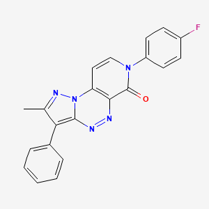 7-(4-fluorophenyl)-2-methyl-3-phenylpyrazolo[5,1-c]pyrido[4,3-e][1,2,4]triazin-6(7H)-one