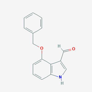 molecular formula C16H13NO2 B112921 4-苄氧基吲哚-3-甲醛 CAS No. 7042-71-9