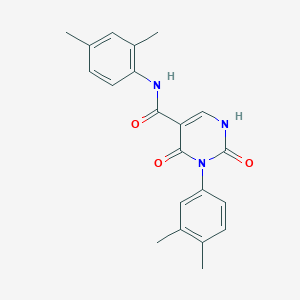 N-(2,4-dimethylphenyl)-3-(3,4-dimethylphenyl)-2,4-dioxo-1,2,3,4-tetrahydropyrimidine-5-carboxamide