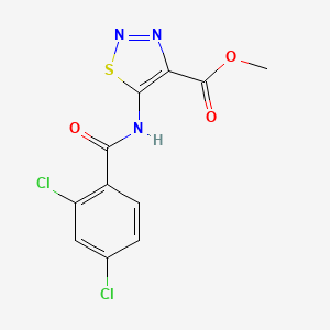 Methyl 5-[(2,4-dichlorobenzoyl)amino]-1,2,3-thiadiazole-4-carboxylate