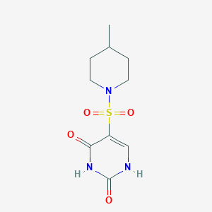 2-hydroxy-5-[(4-methylpiperidin-1-yl)sulfonyl]pyrimidin-4(3H)-one