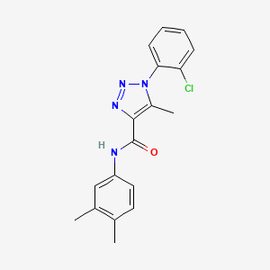 1-(2-chlorophenyl)-N-(3,4-dimethylphenyl)-5-methyl-1H-1,2,3-triazole-4-carboxamide